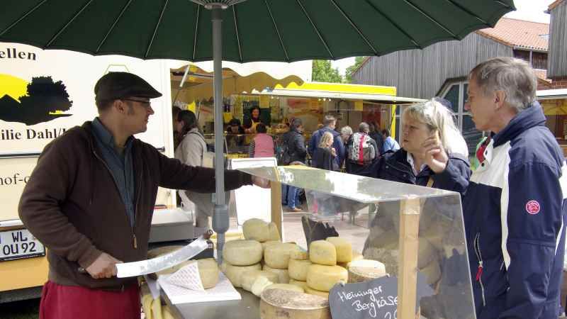 Käse- und Genußmarkt am Kiekeberg. | Foto: ein