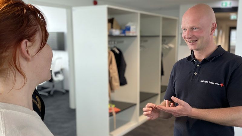 Sascha Thon, Projektleiter DRK-Willkommensbüro Süderelbe. | Foto: DRK Harburg