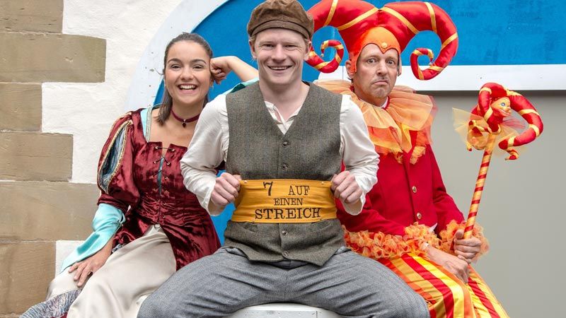 Das tapfere Schneiderlein kommt in den Wildpark Schwarze Berge. | Foto: Burgfestspiele Jagsthausen