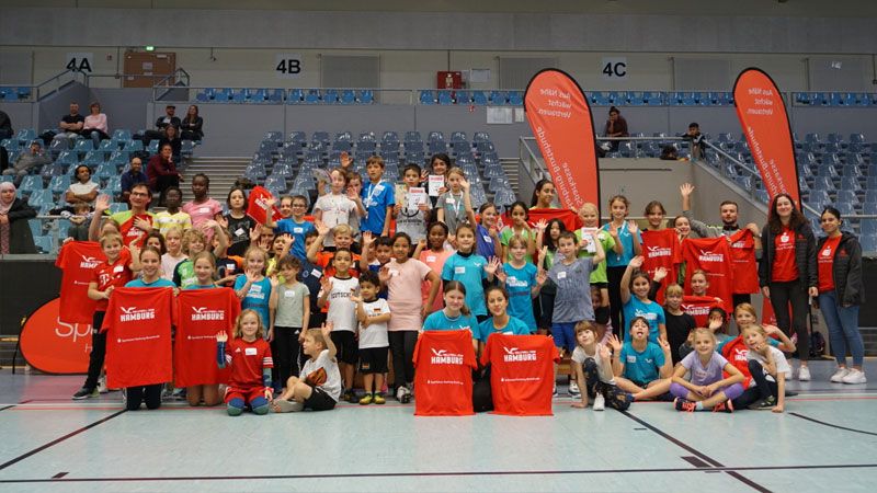 Die Teilnehmer hatten viel Spaß beim Sparkassen-VolleyGrundschulCup. | Foto: VTH