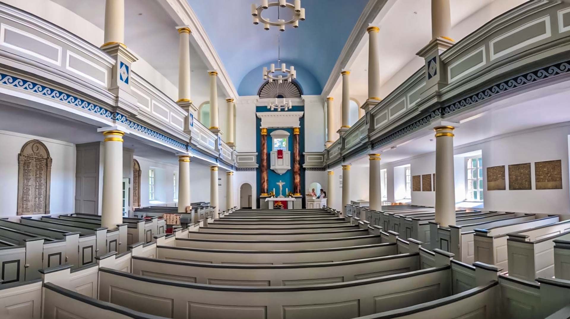 Die Wanderfreunde Hamburg ziegt es Anfang Februar nach Altenwerder ist die St. Gertrud Kirche. Foto: Niels Kreller