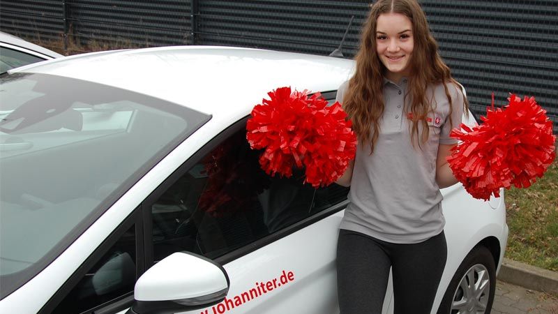 Ann-Sophie Hennings absolviert gerade ein FSJ bei den Johannitern und fliegt jetzt zur WM der Cheerleader in die USA. | Foto: Johanniter