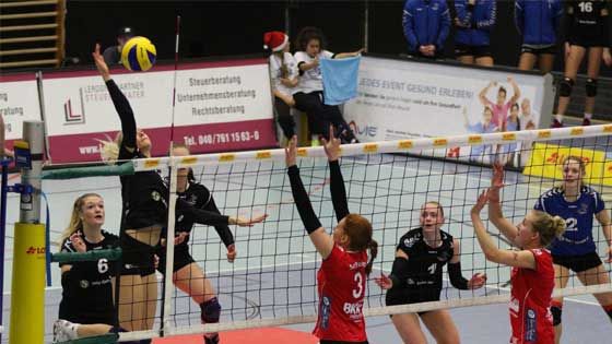 Juliane Köhler puntet für das Volleyball-Team Hamburg. | Foto: VTH/Lehmann