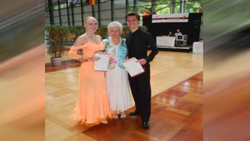 Jean Frederic Westphal und Lena Keim vom 1. TC Winsen. | Foto: ein