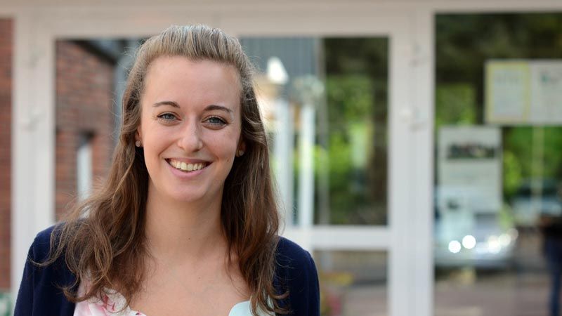 Stelles neue Diakonin Luisa Heckmann freut sich auf ihr neues Betätigungsfeld. | Foto: ein/Wilfried Staake