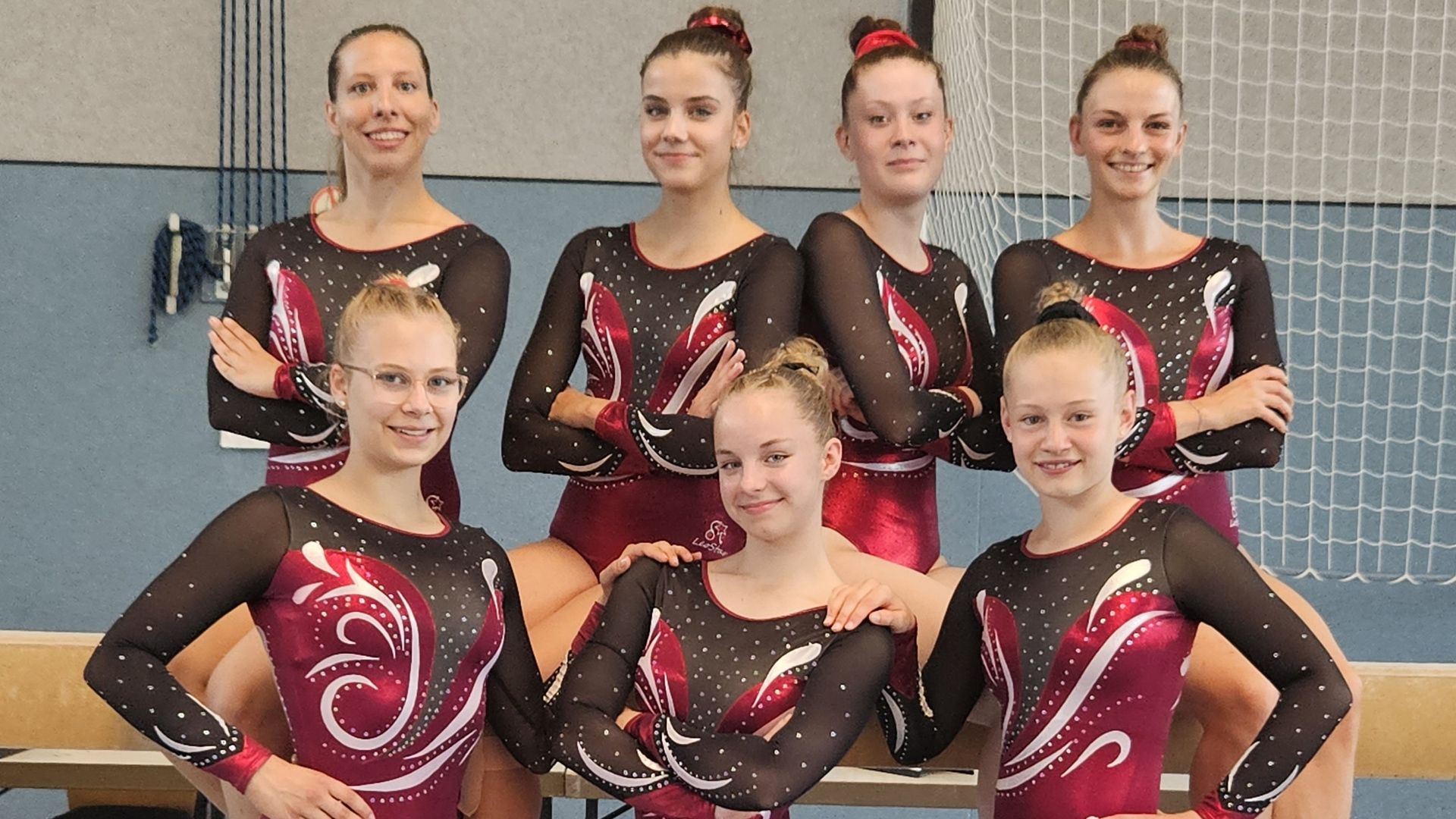 Erfolgreicher Saisoneinstieg für Buchholz 08: Nicola Sophie Bobe (hinten, von links), Lara Heinrich, Lara Sophie Bartels, Pia Bätz, Sarah Wernicke, Nora Leona Söllner und Lea Pauline Scholz. | Foto: TSV 08