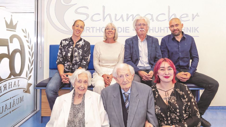 Vier Generationen: Seit 65 Jahre sorgt Schumacher Orthopädie & Schuhtechnik für seine Kunden.