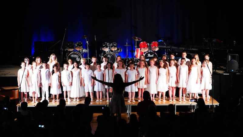 Der Blue Voice Kindershowchor. | Foto: ein