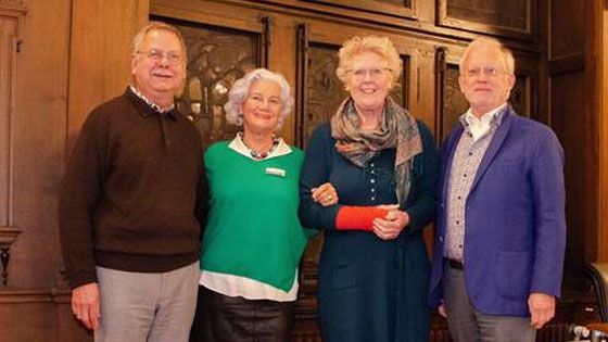 Der Vorstand des des „Freundeskreises Harburger Theater“: Claus-Peter Rathjen (von links), Angela Scholz, Gudrun Perlbach und Dr. Jürgen Drygas. | Foto: Sören Noffz