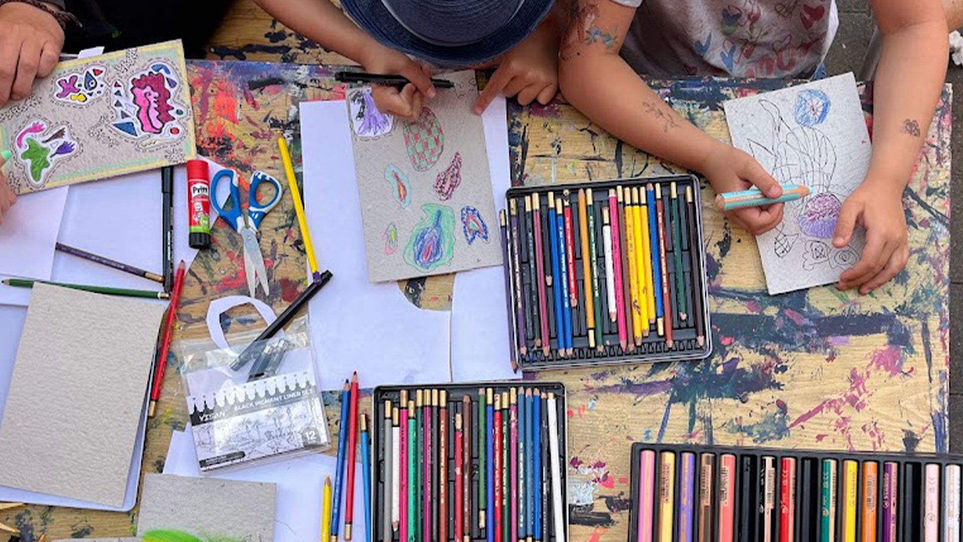 Zeit, sich kennenzulernen: Beim DRK-Nachbarschaftsfest Am Röhricht gibt es für die Kinder Mal- und Bastelangebote. Verschiedene Initiativen aus dem Stadtteil sind mit dabei. | Foto: DRK Harburg