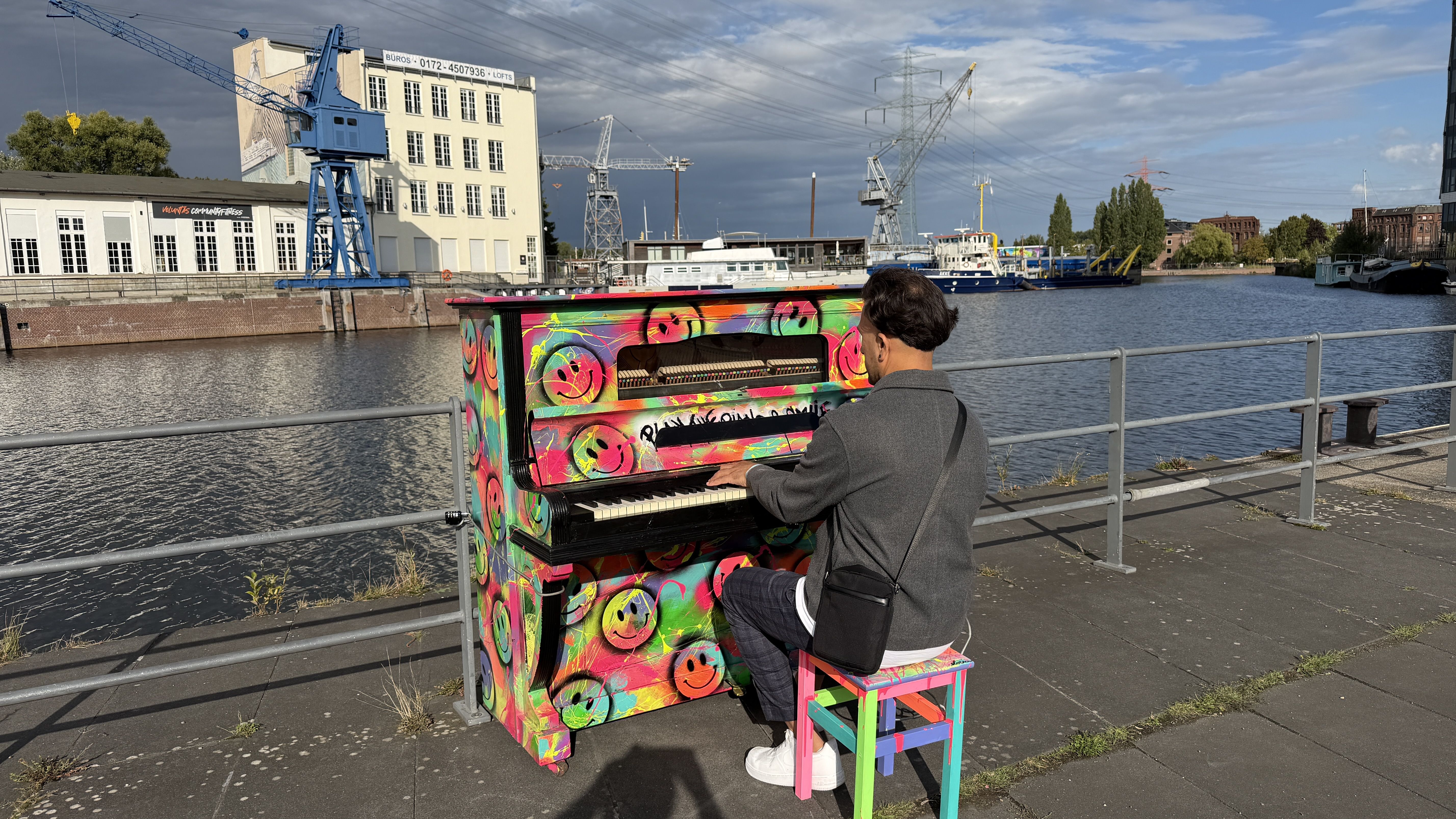 Play the Piano verwandelte Harburg in einen Konzertsaal. Foto: ein