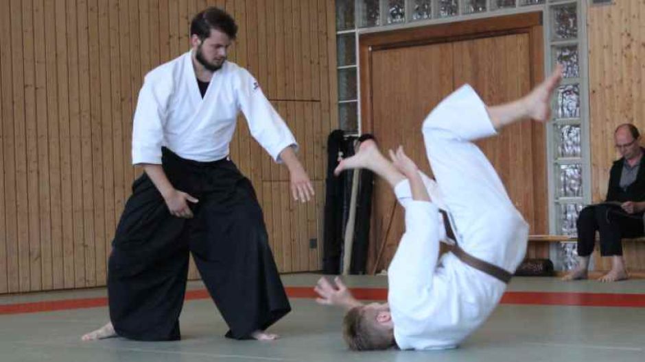 Vincent Mittag (links) bei seiner Prüfung. | Foto: ein