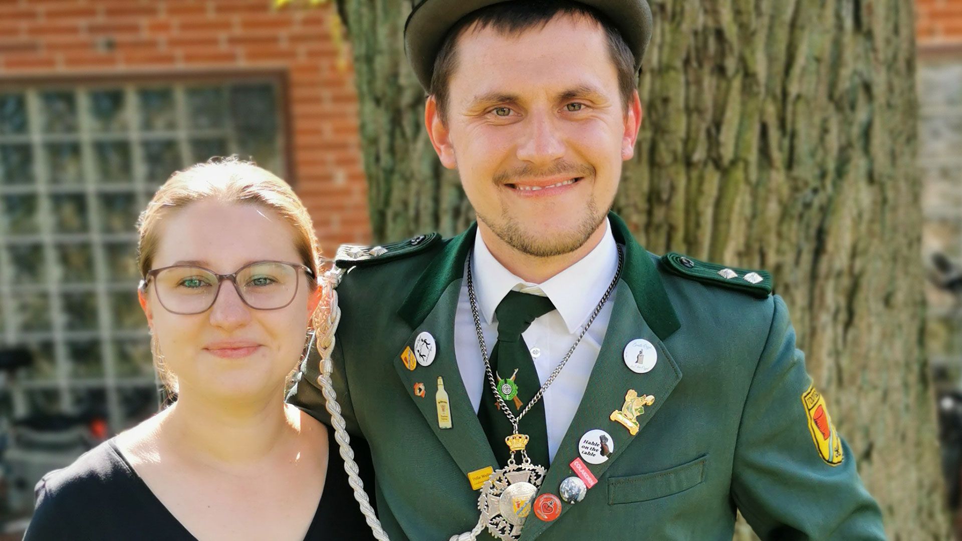 Jubelkönig Ole Voß mit Königin Kimi. | Foto: ein