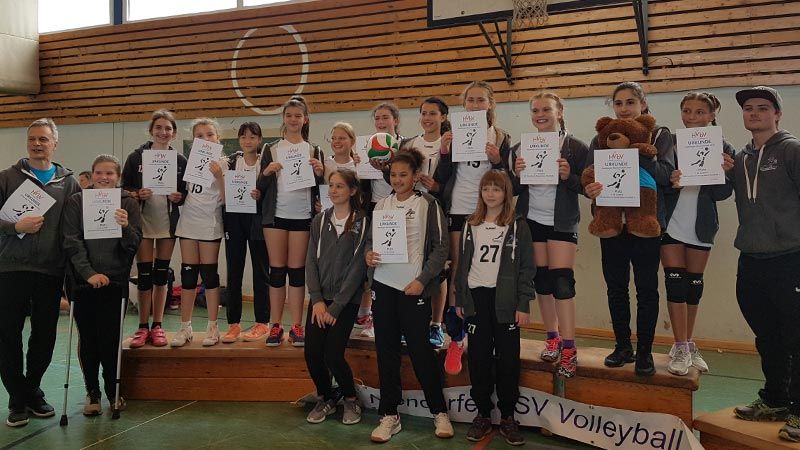 Die erfolgreichen U13-Mädchen des VTH. | Foto: VTH