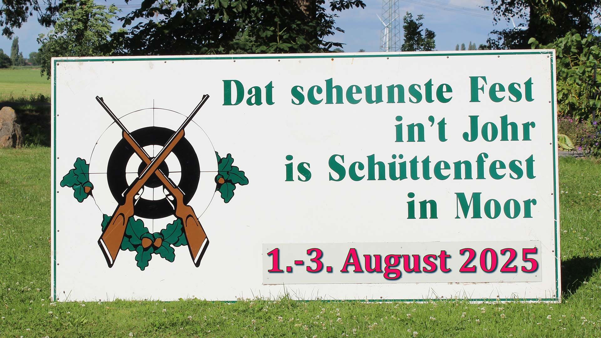 In Moor wird vom 1. bis 3. August Schützenfest gefeiert. Foto: ein