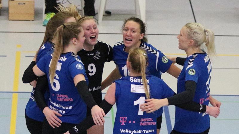 Das Volleyball-Team Hamburg will gegen RPB Berlin wieder jubeln. | Foto: VTH