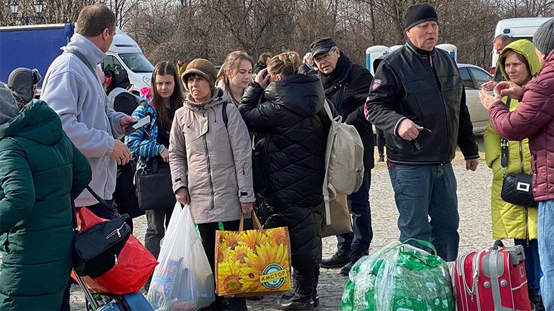 Der Buchholzer Hilfs-Konvoi ist gut an der polnisch-ukrainischen Grenze angekommen und kann den Menschen dort helfen. | Foto: ein