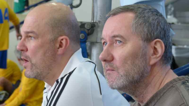 Die Organisatoren des Turniers: Olaf Gayko (links, HTB- Vizepräsident ) und Andreas Deden ( HTB-Schatzmeister). | Foto: ein