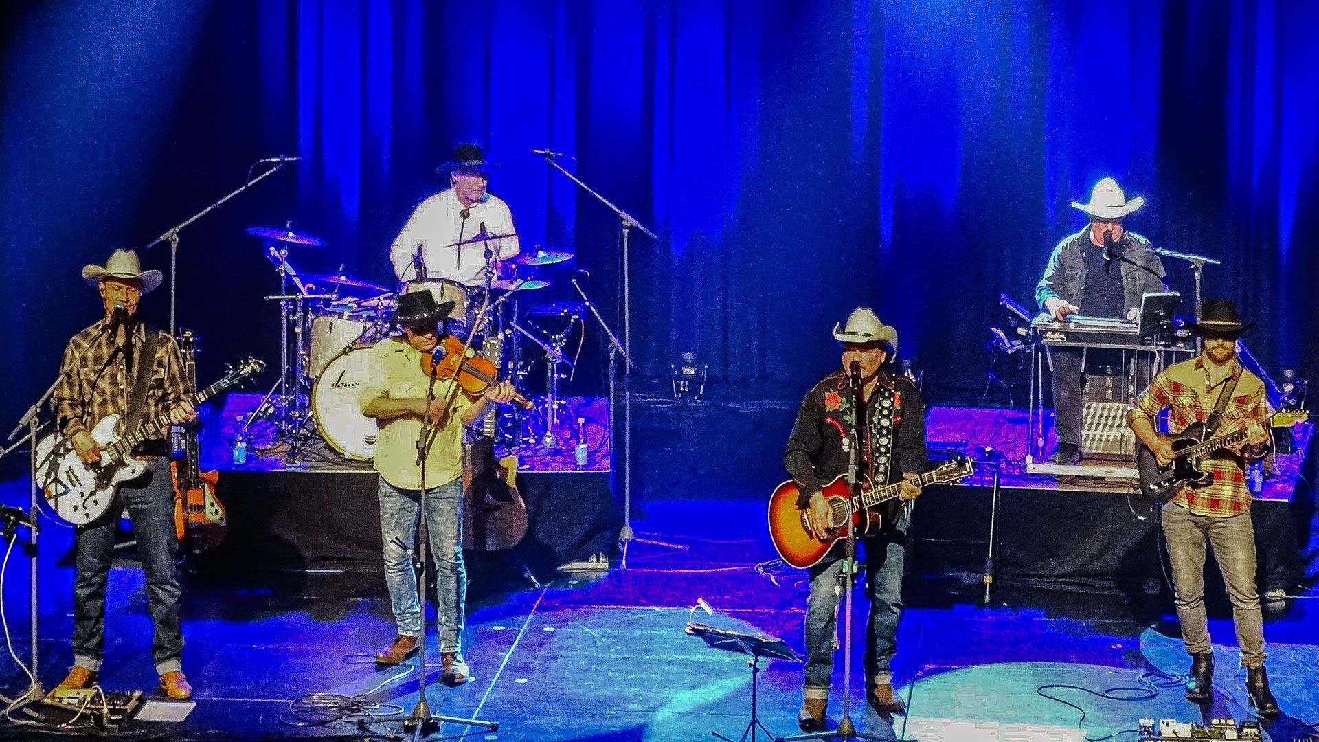 Die Gruppe "Truck Stop", früher gern als die Cowboys der Nation bezeichnet, feiert ihr 50-jähriges Bestehen mit einer Konzerttournee. | Foto: Ilka Teschner