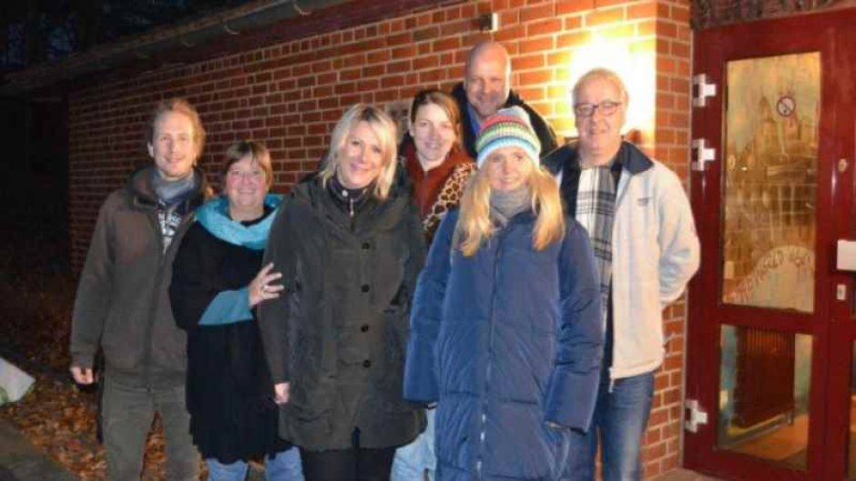 Projekttreffen am Meckziko  - auf das Konzert im März 2019 freuen sich Julian Rasmussen (von links) Birgit Schulze (Meckziko), Ines Brose (Projektorganisation), Nora Sänger, Markus Heinrich (Meckziko), Gwendoline Karpinsky und Michael Ränger (Musikschule Seevetal). | Foto: ein