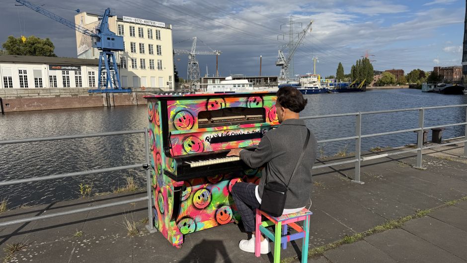Play the Piano verwandelte Harburg in einen Konzertsaal. Foto: ein