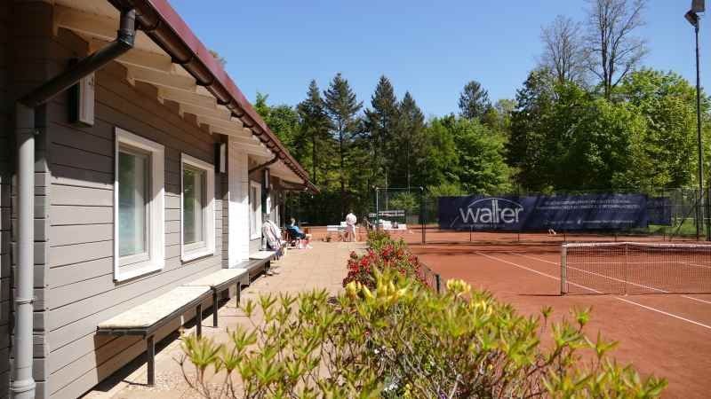 Die tolle Tennisanlage des HSC. | Foto: ein