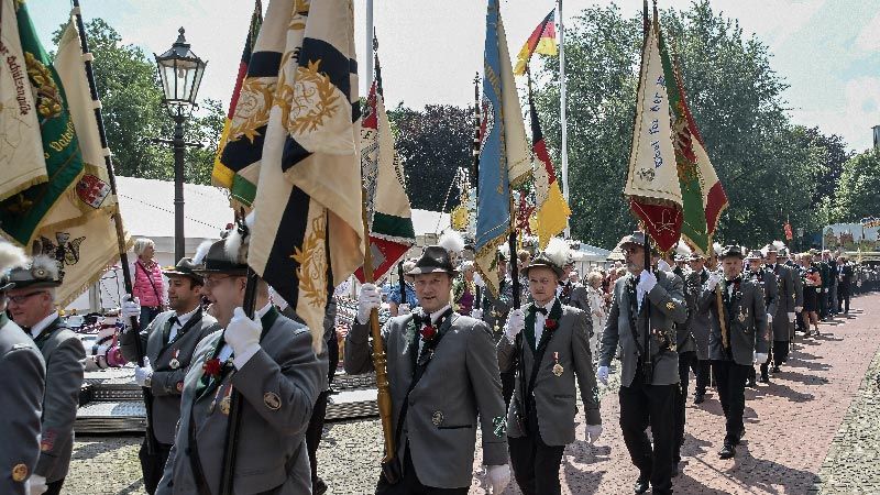 Wegen Umbau Sand: Die Gilde feiert wieder auf dem Schwarzenberg. | Foto: Niels Kreller