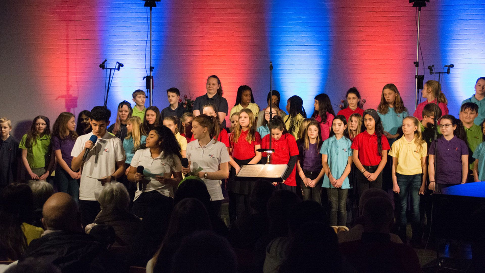 Zu einem Werkstattkonzert lädt die Goethe Schule Harburg in der Sporthalle ein. | Foto: ein