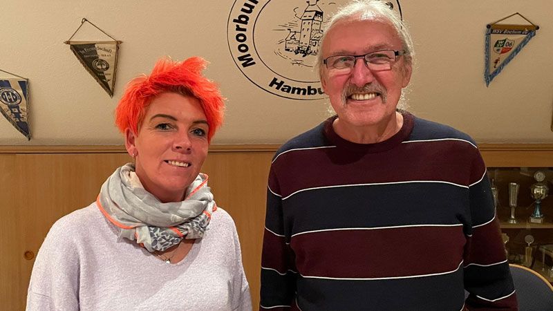 Yvonne Petrich wurde 2. Vorsitzende des TSV Moorburg. 1. Vorsitzender bleibt Peter Renck. | Foto: ein