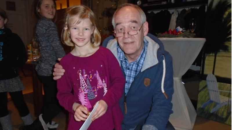 Siegerin Jonna Hadler und Frank Schwarz. | Foto: ein