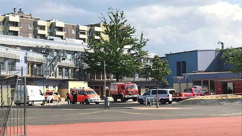 Eine 250-Pfund-Fliegerbombe wurde am heutigen Donnerstagmittag bei Bauarbeiten auf dem Gelände der Stadtteilschule Stübenhofer Weg im Stübenhofer Weg in Kirchdorf gefunden. | Foto: André Lenthe Fotografie