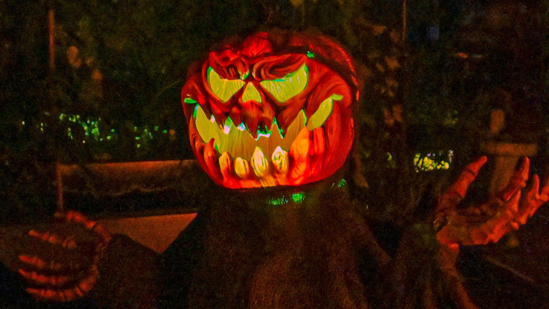 Halloween in Harburg zeigte in diesem Jahr wieder zwei Gesichter. | Foto: Niels Kreller