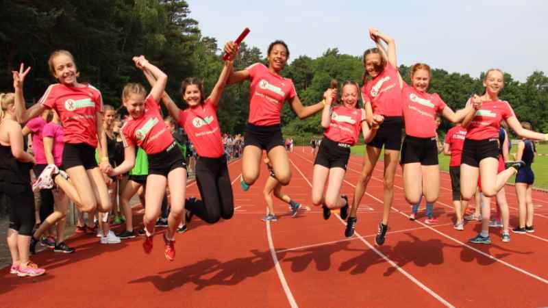 Die SGW-Mannschaft der HNT nach dem Staffellauf. | Foto: ein