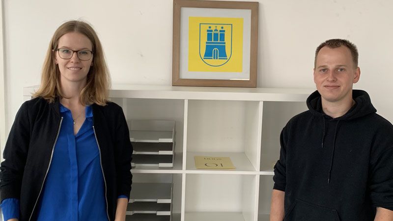 Viktoria Isabell Ehlers und Tom Niemeier leiten in Zukunft die Geschicke der Harburger FDP-Fraktion. | Foto: ein