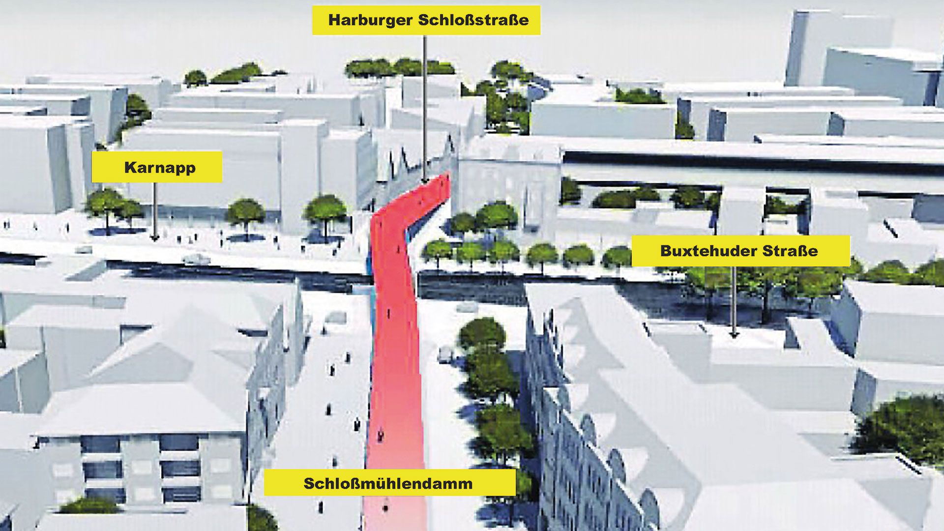 Diese Brücke ist aus Sicht der CDU überflüssig. | Grafik: WTM Engineers
