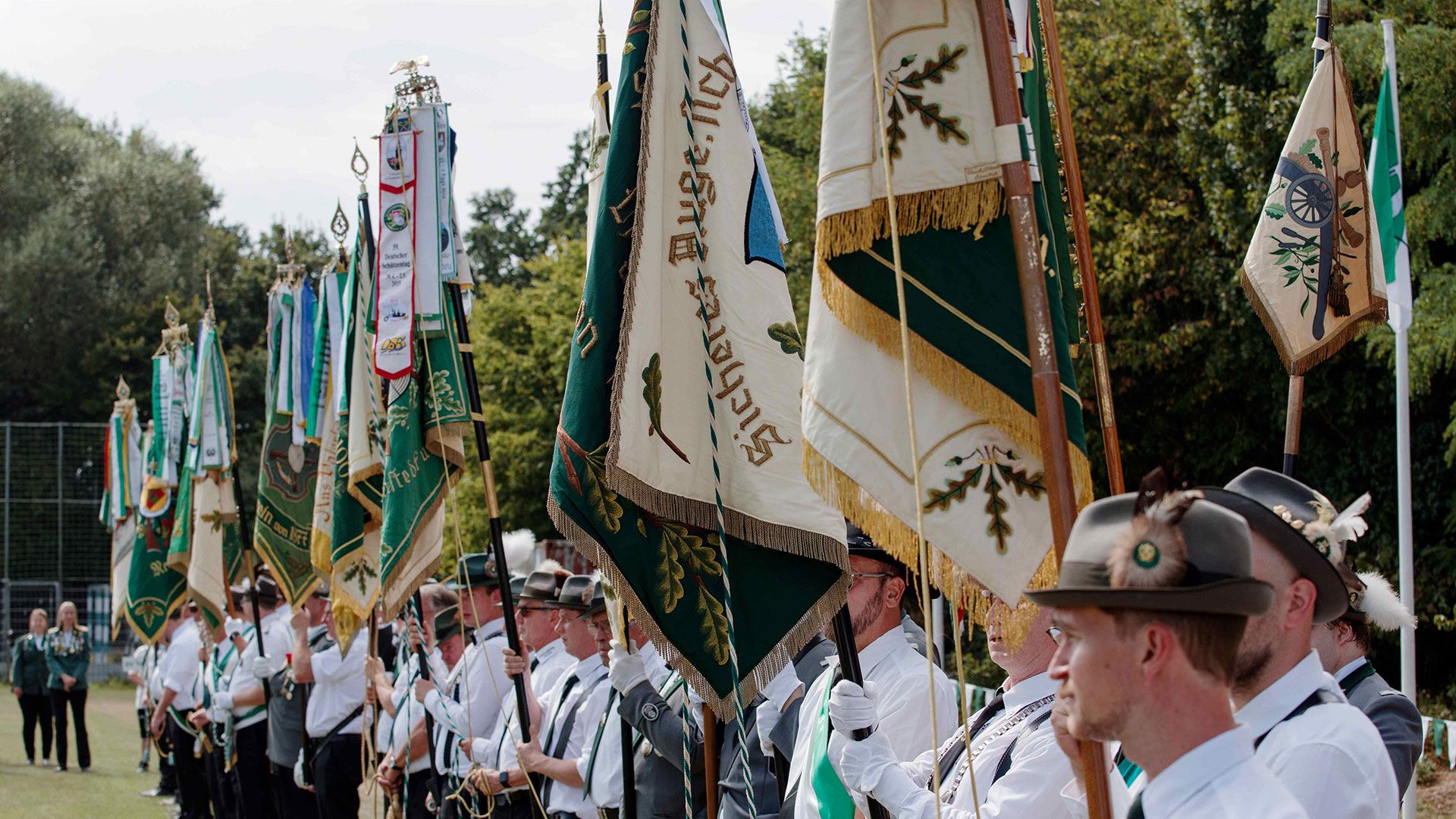 IN Ashausen wurde das 75. Jubiläum des Schützenvereins gefeiert. | Foto: Samuel Lintaro Hopf