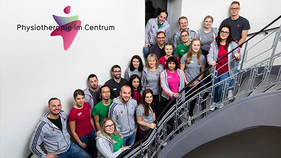 Das Team der Physiotherapie im Centrum ist auch weiterhin für Patienten da.