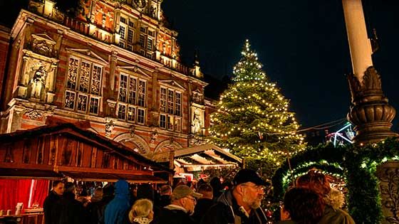 Am Montag öffnet der Harburger Weihnachtsmarkt als 2G-Veranstaltung. | Foto: Niels Kreller