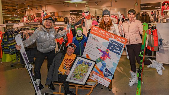 Der erste Sonntag im neuen Jahr steht in Harburg ganz im Zeichen des Wintersports. | Foto: Niels Kreller
