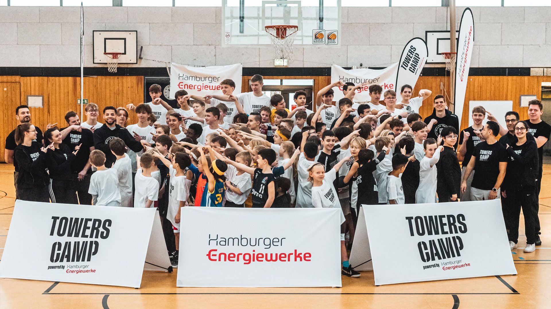 Beim Neujahrs-Camp des Hamburg Towers e.V. sind mehr als 80 Kids mit viel Spiel, Spaß und Freunde ins neue Jahr gestartet. | Foto: Thorsten Schmieder