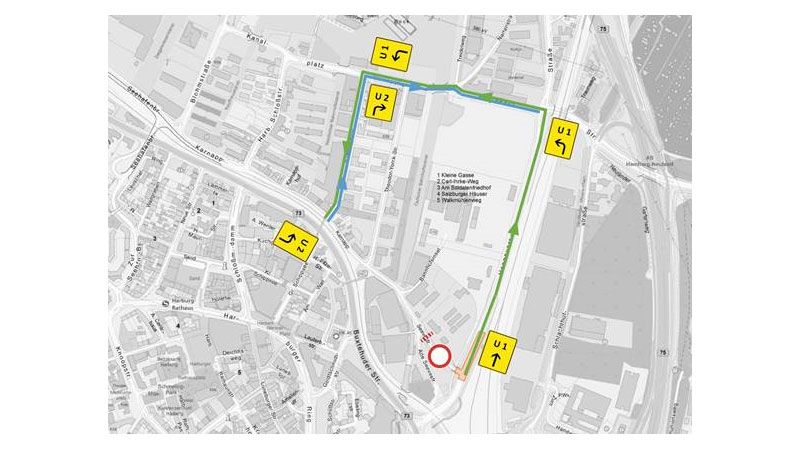 Ab Januar 2021 wird die Seevestraße für den Ausbau der Veloroute 11 gesperrt. | Foto: ein