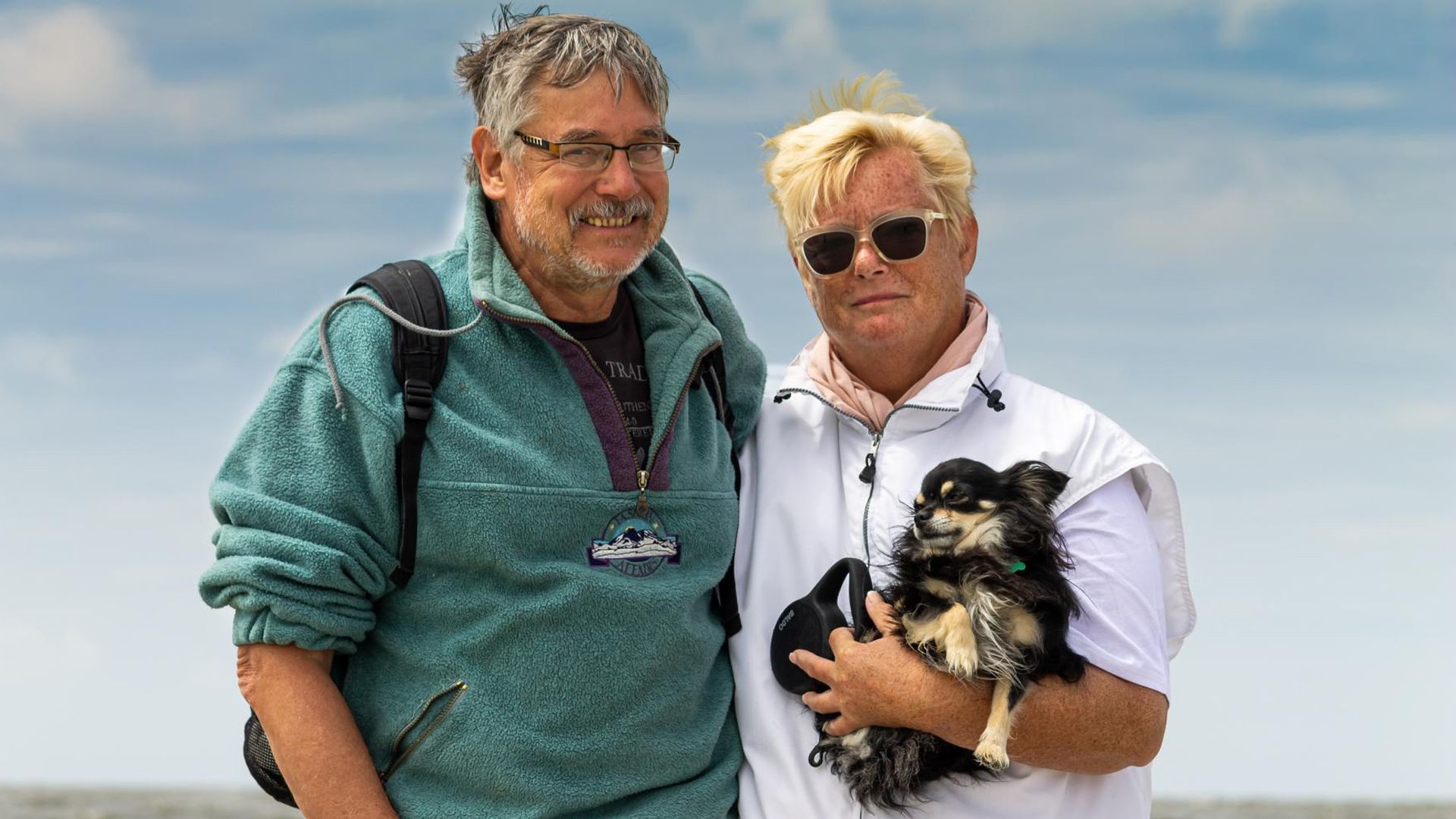 Peter Müntz mit Ehefrau Doris und Hund Mogli: Gemeinsam wollen sie noch viel reisen! | Foto: ein