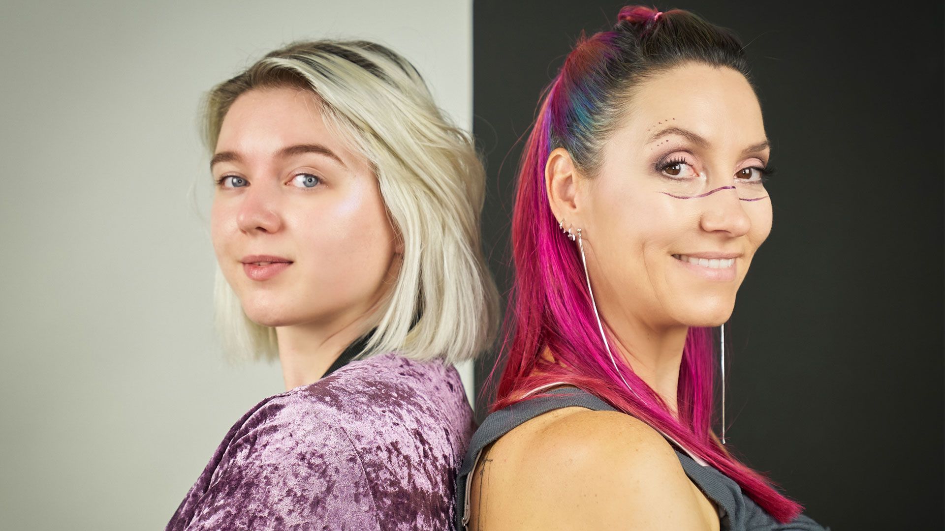 Maika Rose (links) aus Ehestorf-Alvesen und der belgische Star Dana Rexx ains morgen Abend im Häkken zu erleben. | Foto: ein
