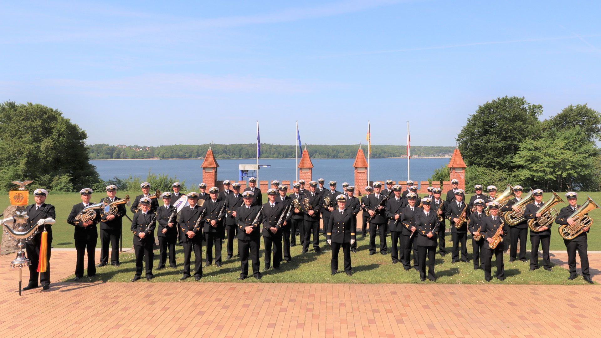 Das Marinemusikkorps Kiel spielt am Mittwoch, 6. November, ab 19.30 Uhr, in der Heimfelder Friedrich-Ebert-Halle am Alten Postweg. | Foto: Marinemusikkorps Kiel