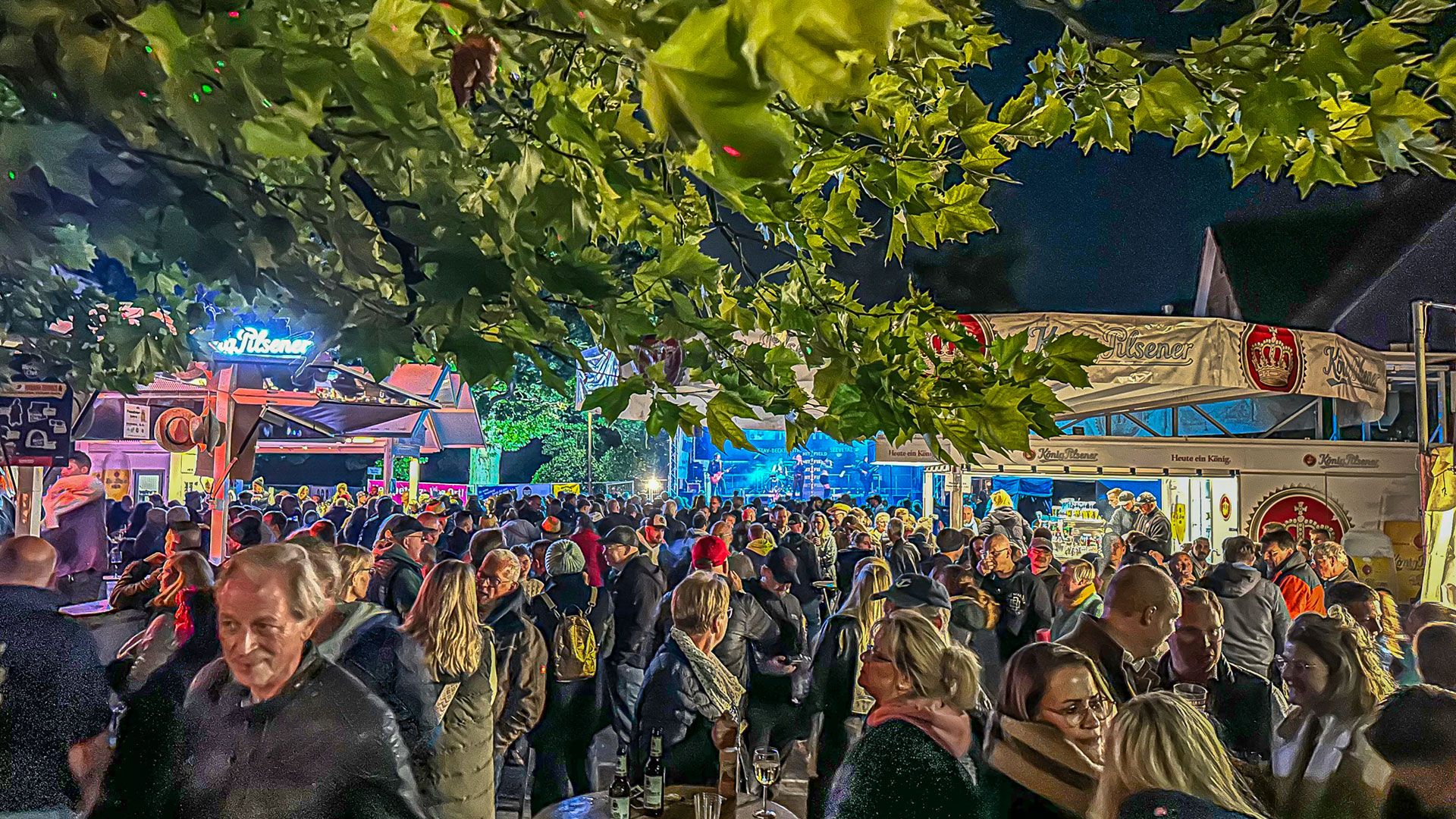 Alles bereit für das HIttfelder Dorffest im September. Foto: ein