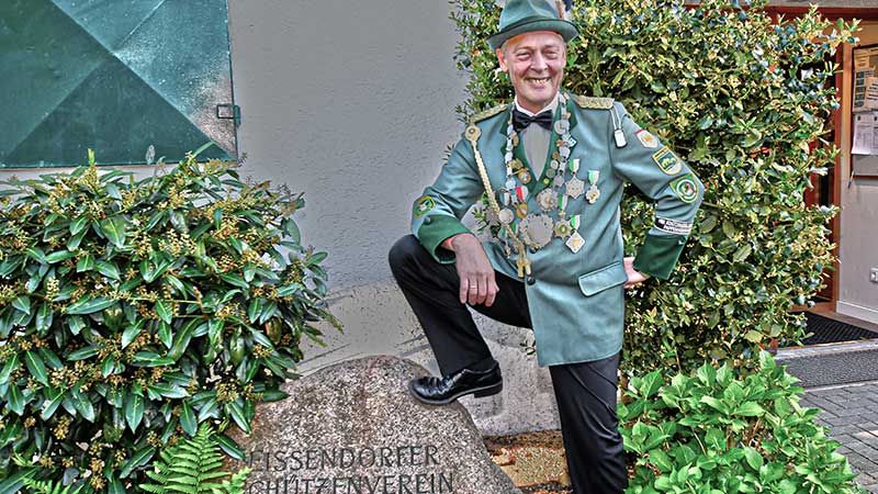 Für den Eißendorfer König Andreas Pape geht ein ereignisreiches Jahr zu Ende. | Foto: Niels Kreller