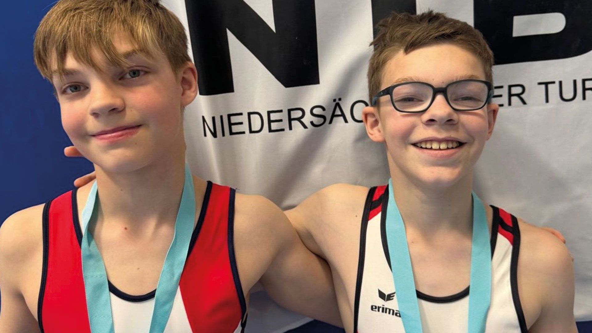 Die 08-Hermann-Brüder Jan Felix (12), DTB-Talentkader, und Max Henri Hermann (Nachwuchs-Nationalkader 2) gehen in Leipzig an den Start. Foto: TSV 08