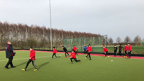 Die Fleestedter U15-Junioren-Fußballer im Trainingslager in Lüneburg. | Foto: ein