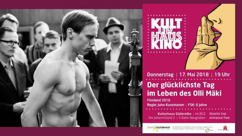 Am 17. Mai ab 19 Uhr wird der finnische Spielfilm ‚Der glücklichste Tag im Leben des Olli Mäki‘ im Kulturhaus-Kino gezeigt. | Foto: ein