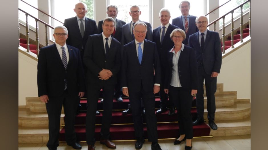 Treffen in der Staatskanzlei in Hannover. | Foto: ein